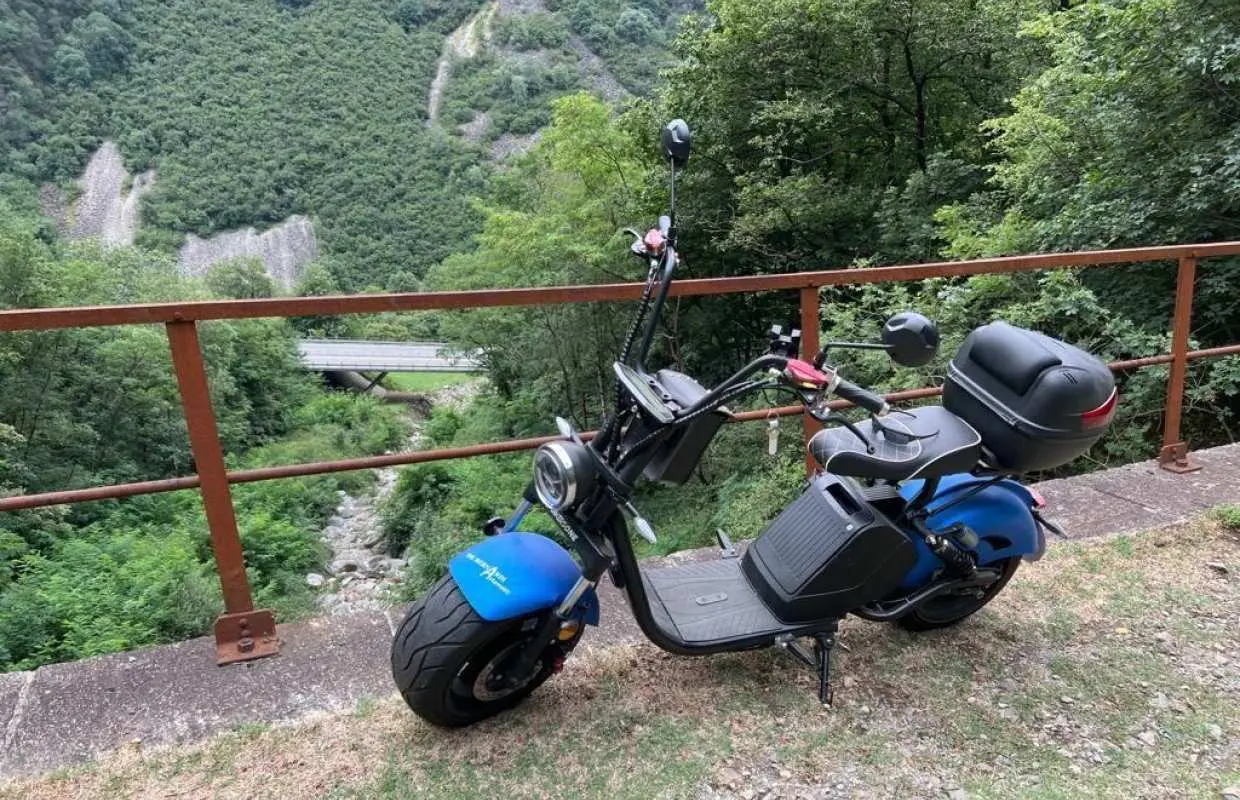Fat Boy E-Scooter Tour Misox from Lostallo