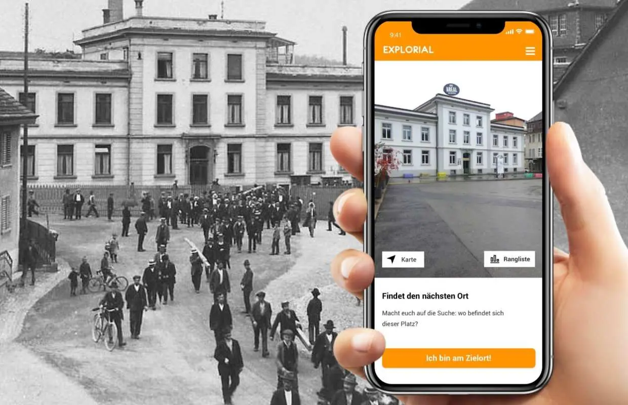 Neuhausen am Rheinfall interactive scavenger hunt with the smartphone