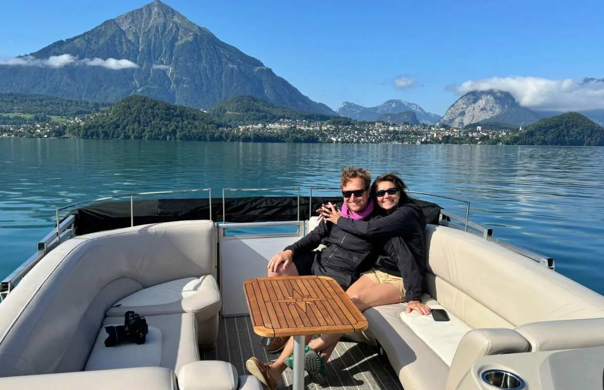 Private boat tour on Lake Thun from Merligen