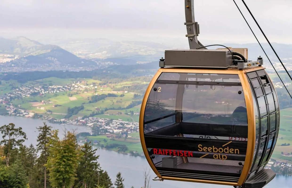 Seebodenalp cable car ticket from Küssnacht