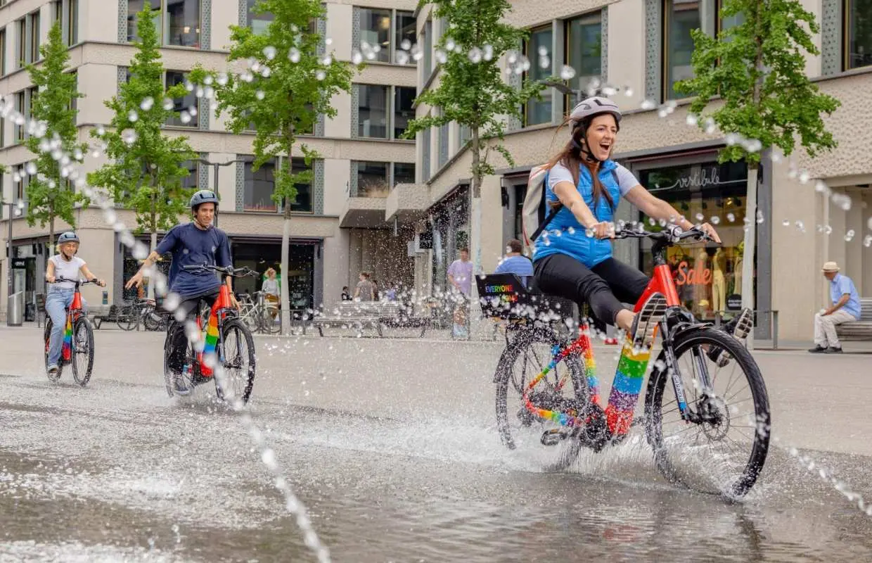 Sightseeing Zurich by e-bike