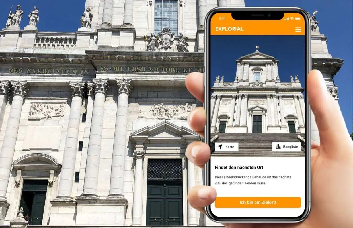 Solothurn interactive scavenger hunt with smartphone