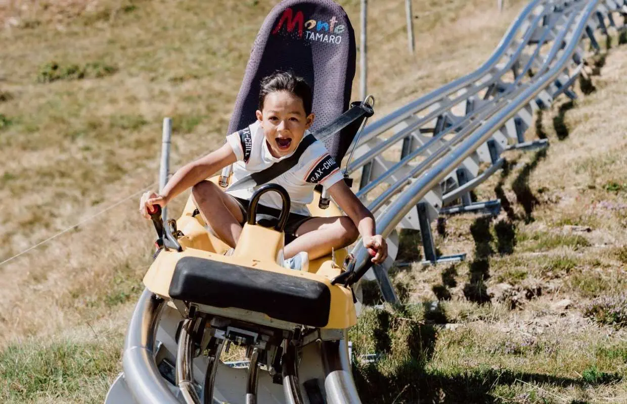 Ticket summer toboggan run on Monte Tamaro