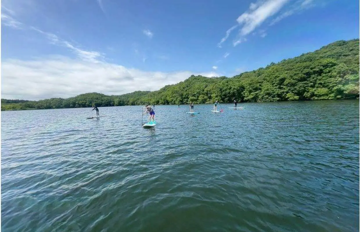 [Shiraoi, Lake Poroto] SUP experience at Lake Poroto!! (Stand-up paddleboarding) Beginners and experienced paddlers are all welcome. Free photo included!!
