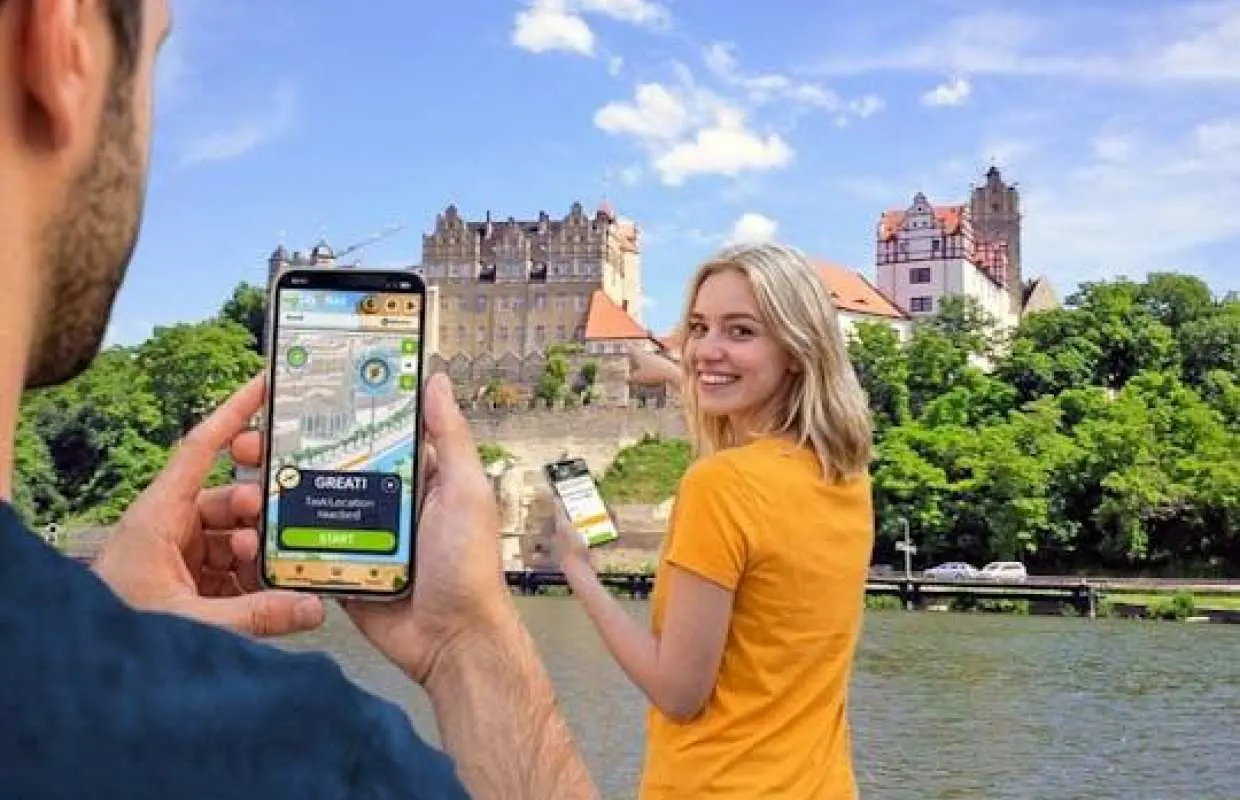 Self-guided digital scavenger hunt in Bernburg
