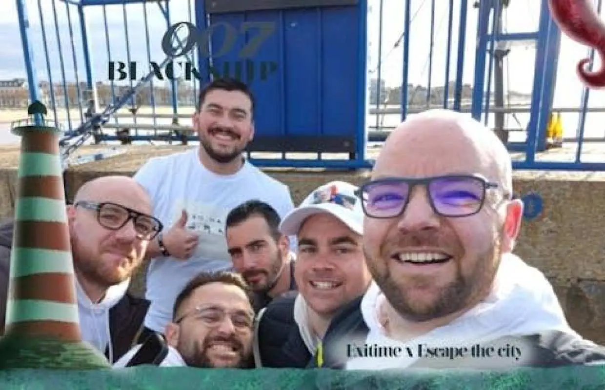 007 Blackship, outdoor city game in Saint-Nazaire