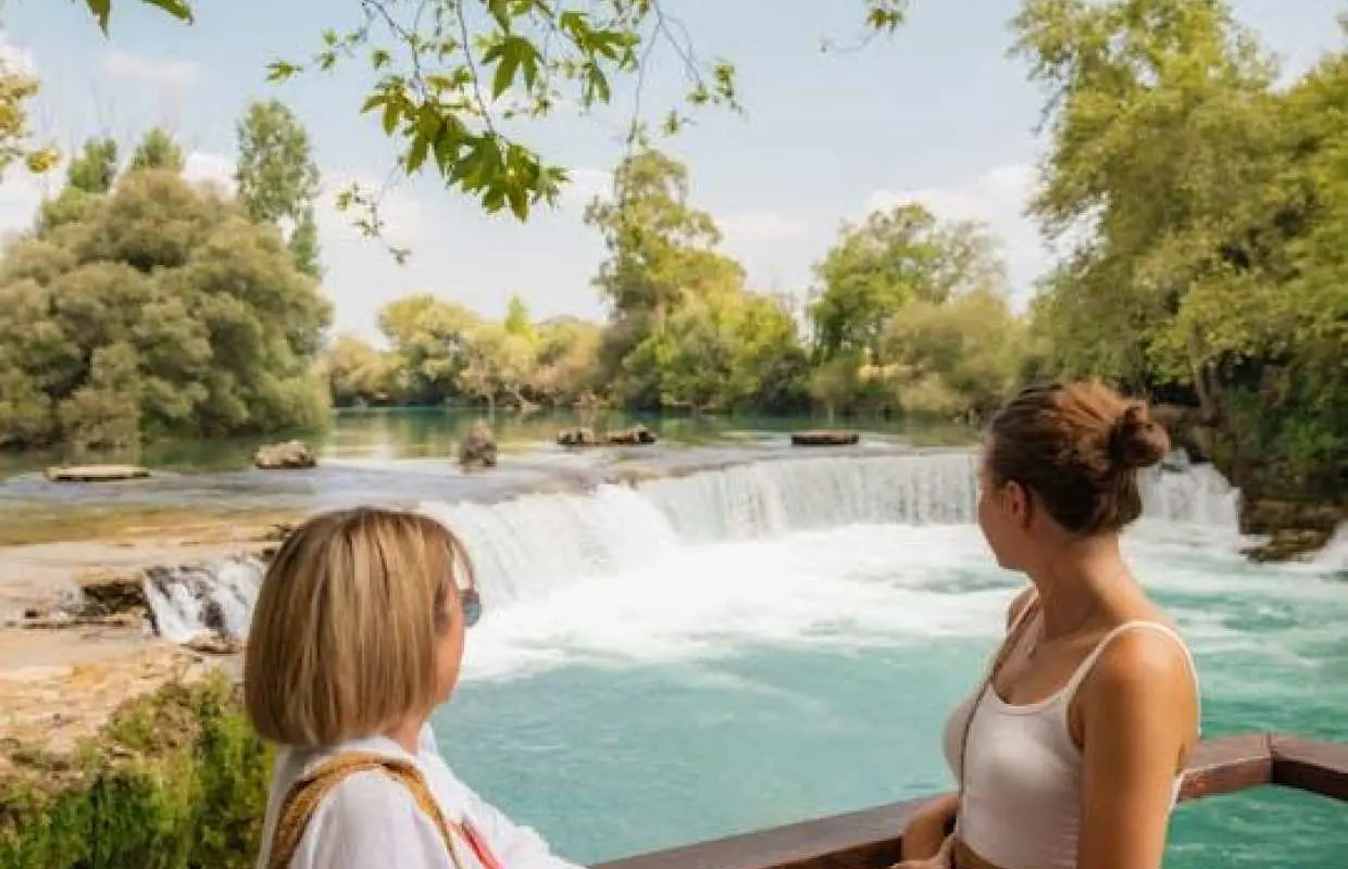 Manavgat Market & Waterfall Tour with Riverboat Cruise