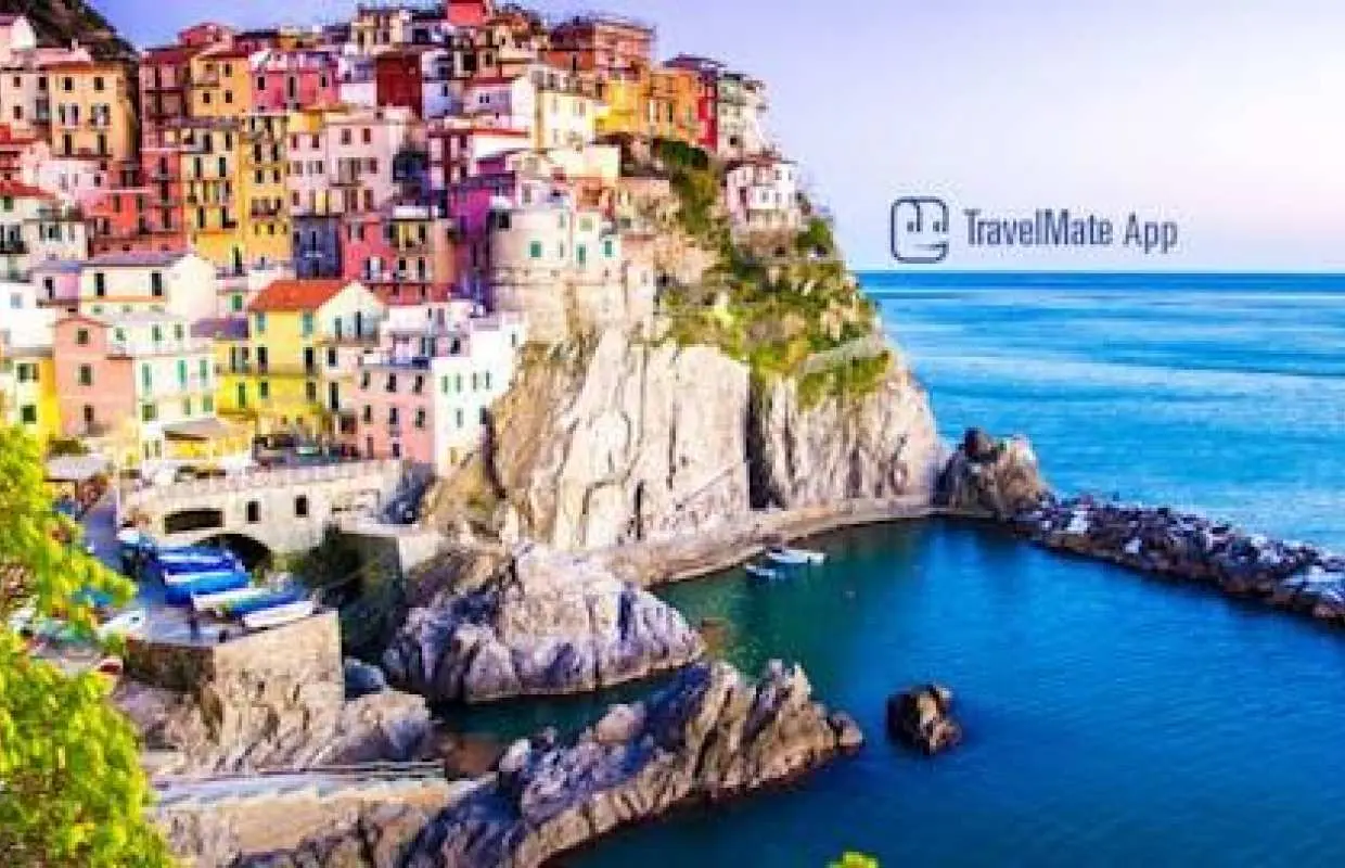 TravelMate 앱으로 친퀘테레 오디오 가이드를 즐겨보세요.