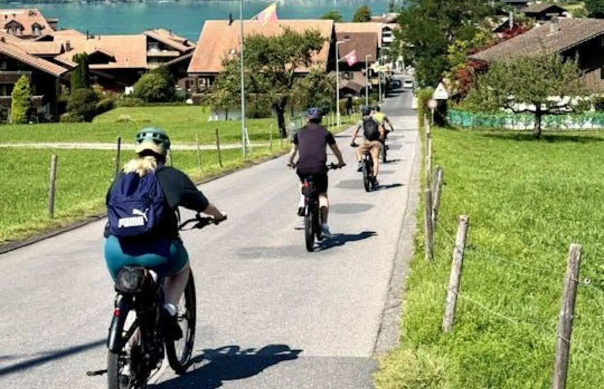 Half-day electric bike tour to Iseltwald and Giessbach