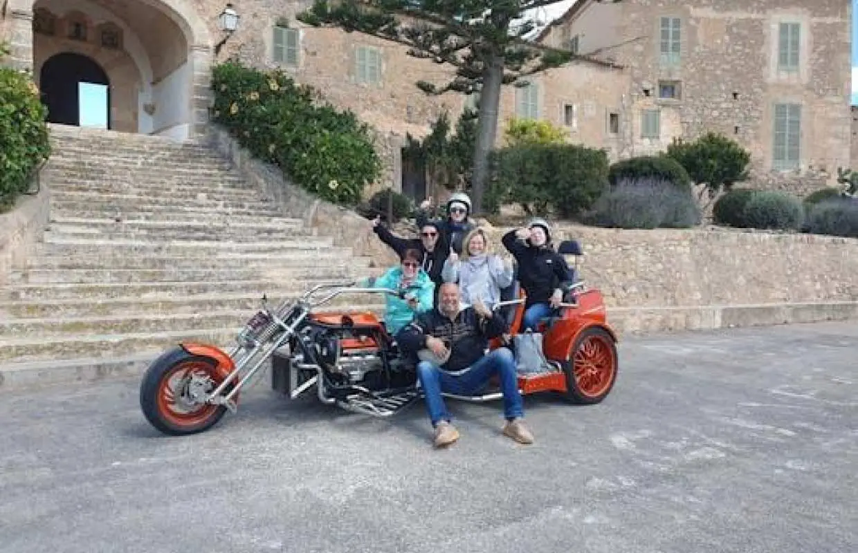 Mountains, sea and countryside trike tour with transfer