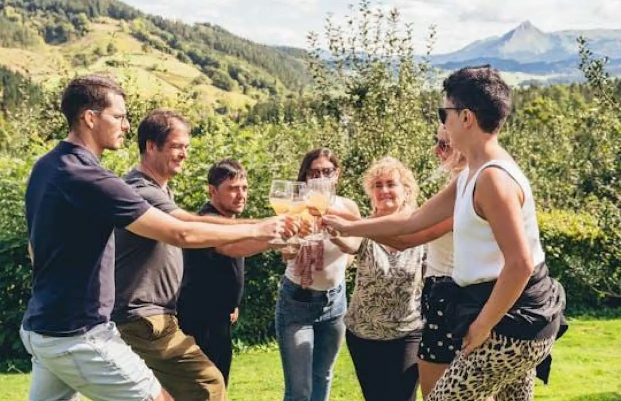 Basque cider house small group tour with lunch from San Sebastián