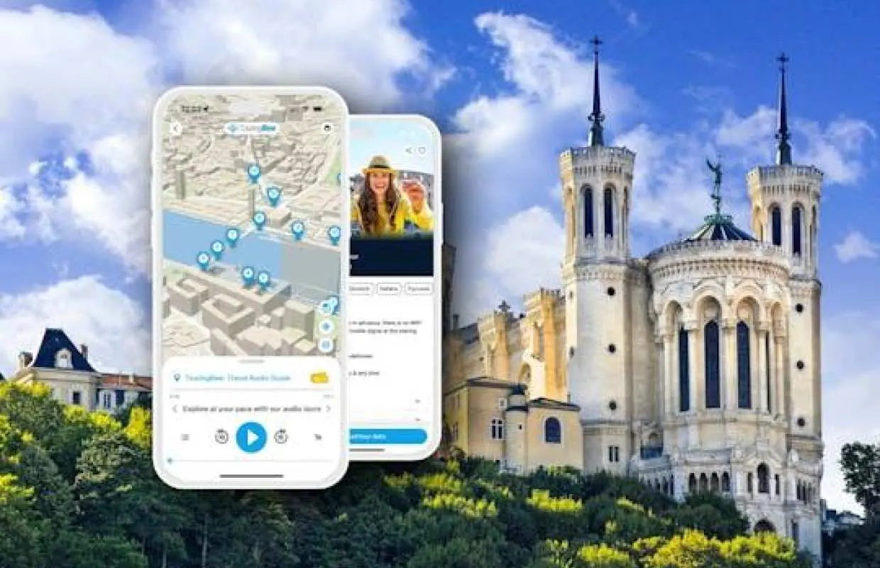 Lyon self-guided walking tour with audio app