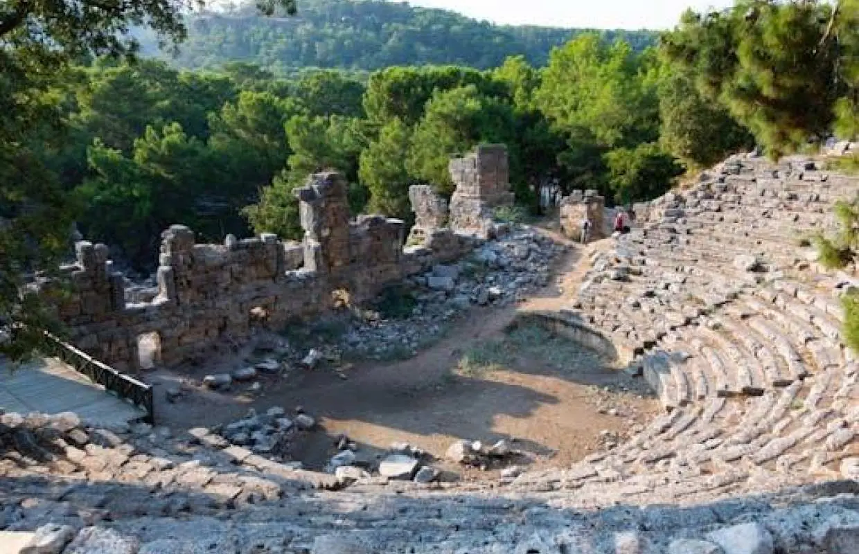 Full-day tour of Phaselis and Tahtali Mountain with Dino Park visit
