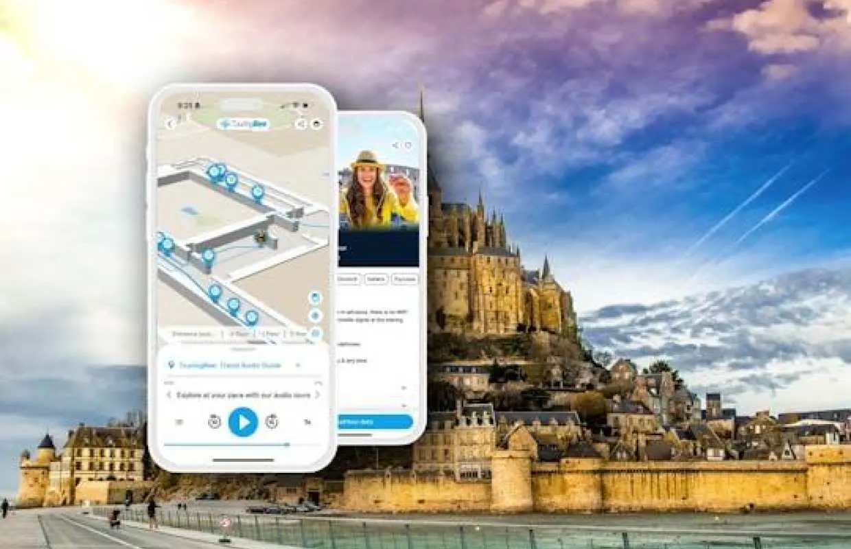 Mont Saint-Michel Island self-guided walking tour with audio app