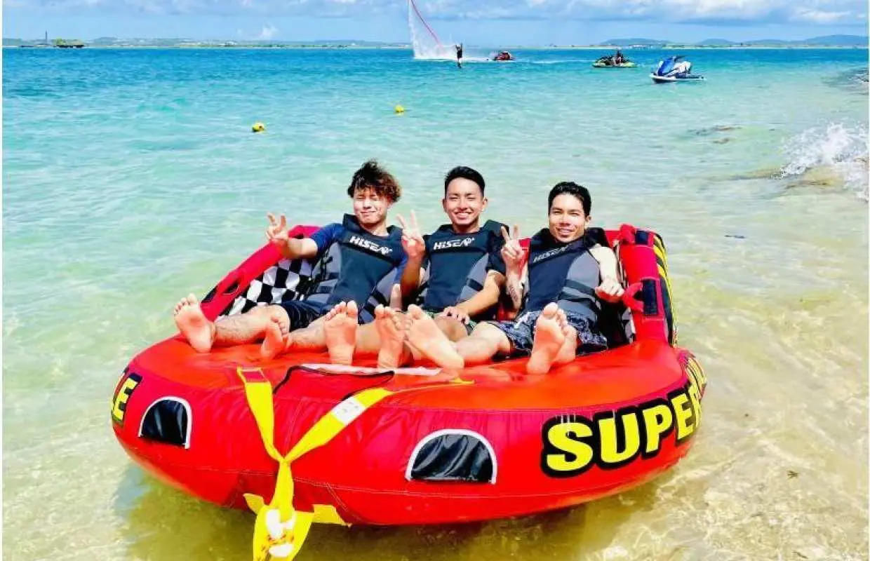<Up to 30% OFF! Limited-Time Offer> [Okinawa Ginowan / 30-Minute Unlimited Play Plan] Enjoy unlimited rides on all 8 types of marine sports, including banana boating!