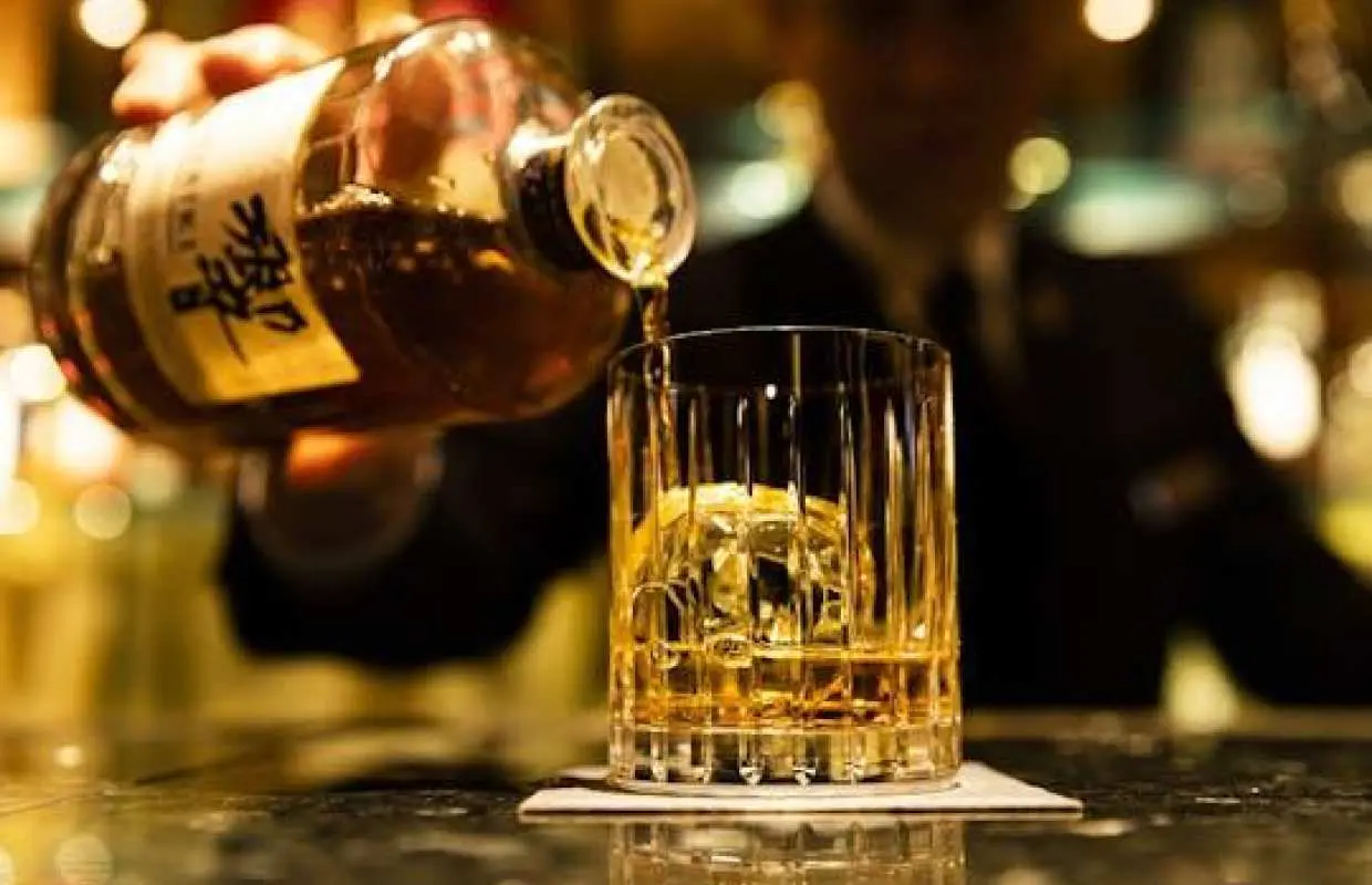 Japanese Whisky Collection Suntory Premium Selection at Captain's Bar