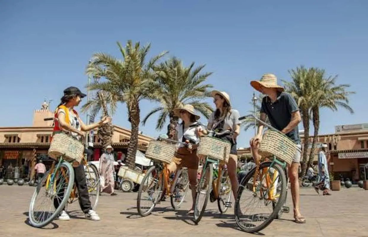 Guided cycling adventure in Marrakech