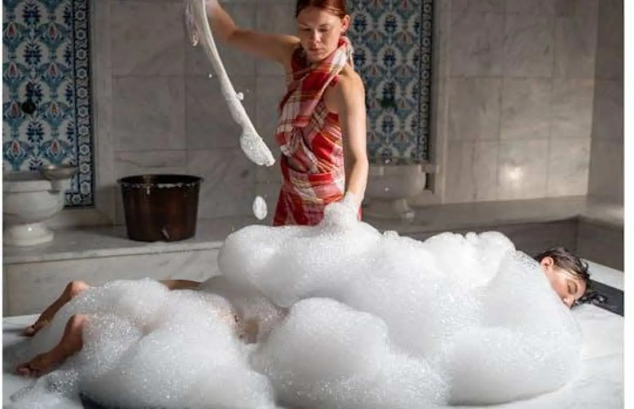 Artemis Hamam traditional full body scrub & foam massage in Kos