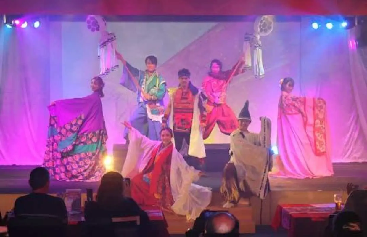Japanese Show with Sword Fighting, Action and Dance