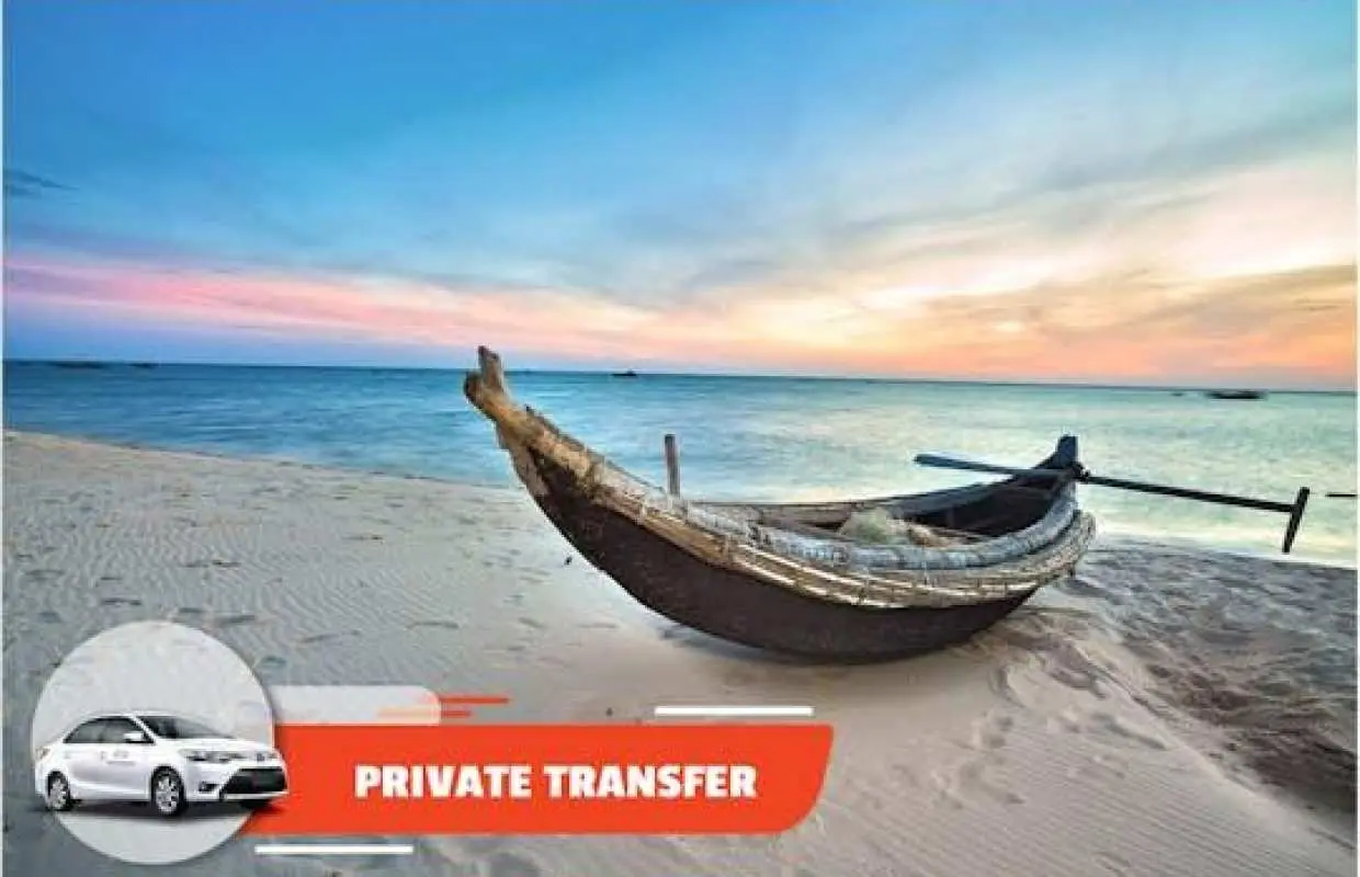 Private transfer Phu Bai Airport to Pilgrimage or Thuan An or opposite