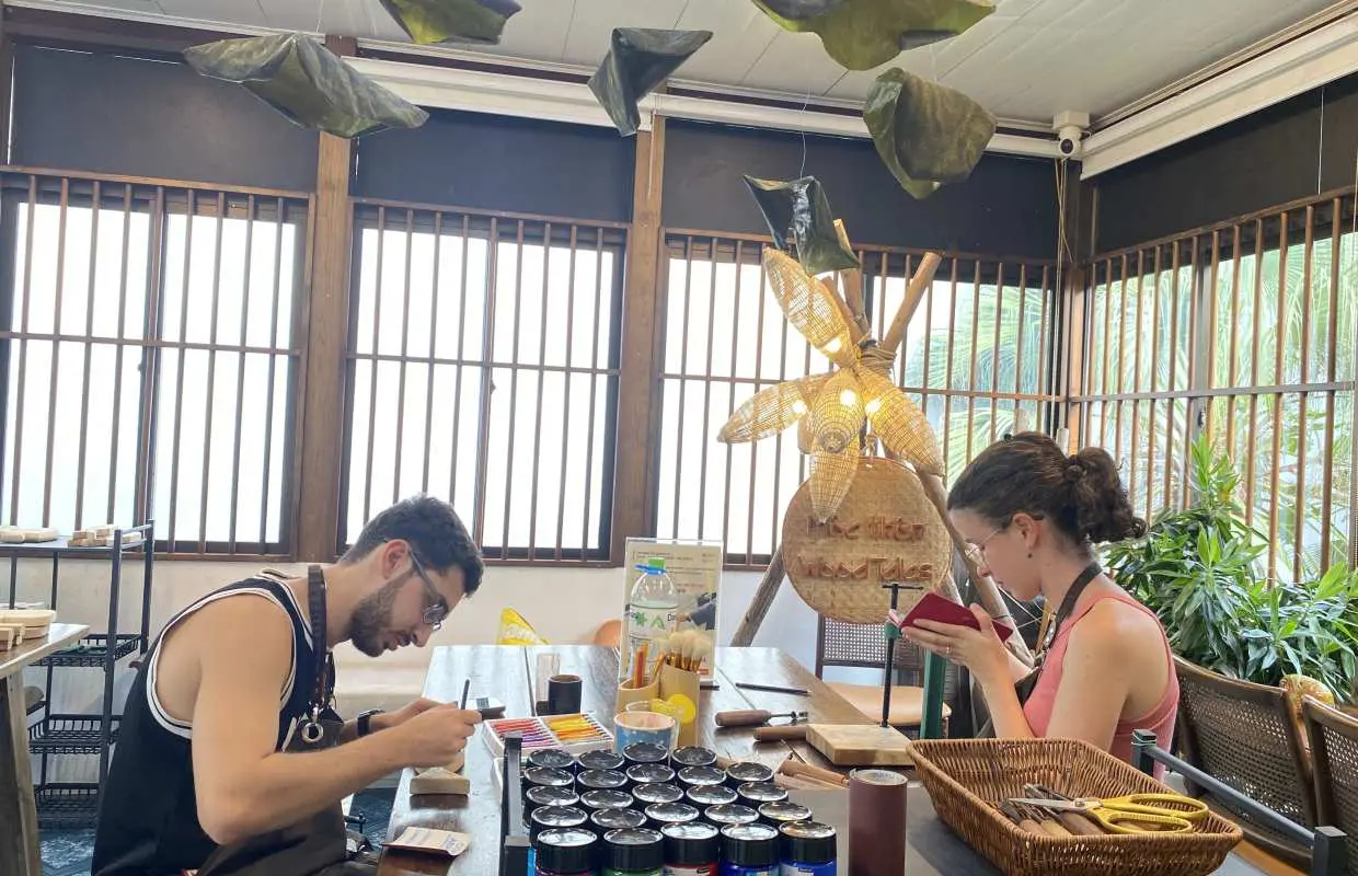 Discover Hanoi Through Wood: Hands-On Carving Experience