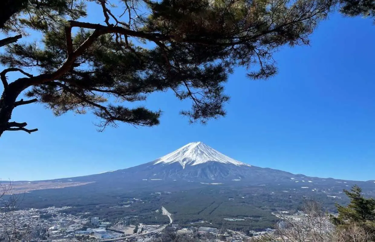 【1人成團】日本富士山河口湖一日遊｜四合目雲海展望台・五合目小御嶽神社・天上山公園纜車/河口湖遊船・忍野八海・新倉山淺間公園・大石公園・羅森便利商店｜東京出發