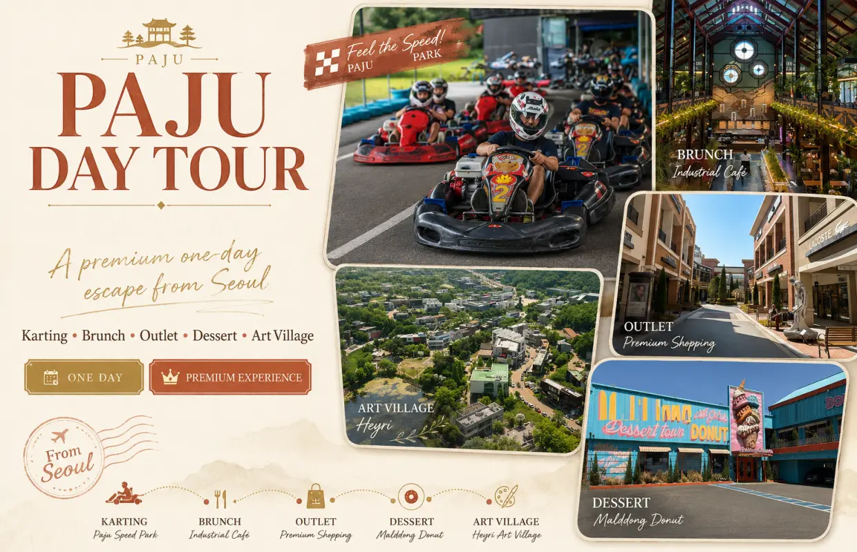 Paju Double Delight: Shop & Dine from Hongik Univ. Station