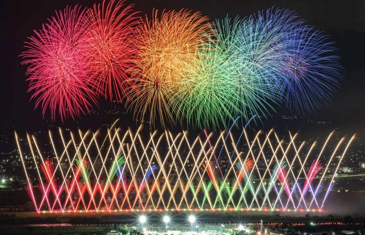 Shinmei Fireworks Festival 2-Day/1-Night Sightseeing Bus Tour with Sunflower Fields & Mt. Fuji Sightseeing (Departure from Shinjuku)