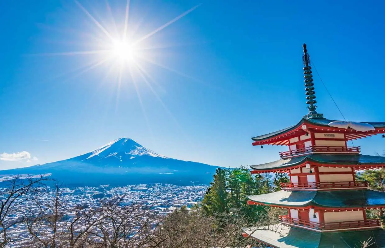 【KKday獨家優惠 ｜買1送1】日本富士山一日遊｜河口湖散步・忍野八海・新倉山淺間公園・大石公園・日川時計店｜東京出發