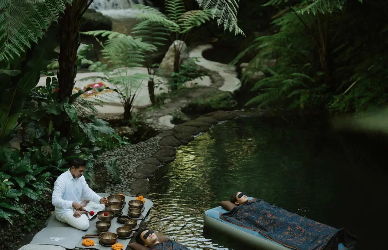 Floating Sound Bath Experience in Ubud, Bali