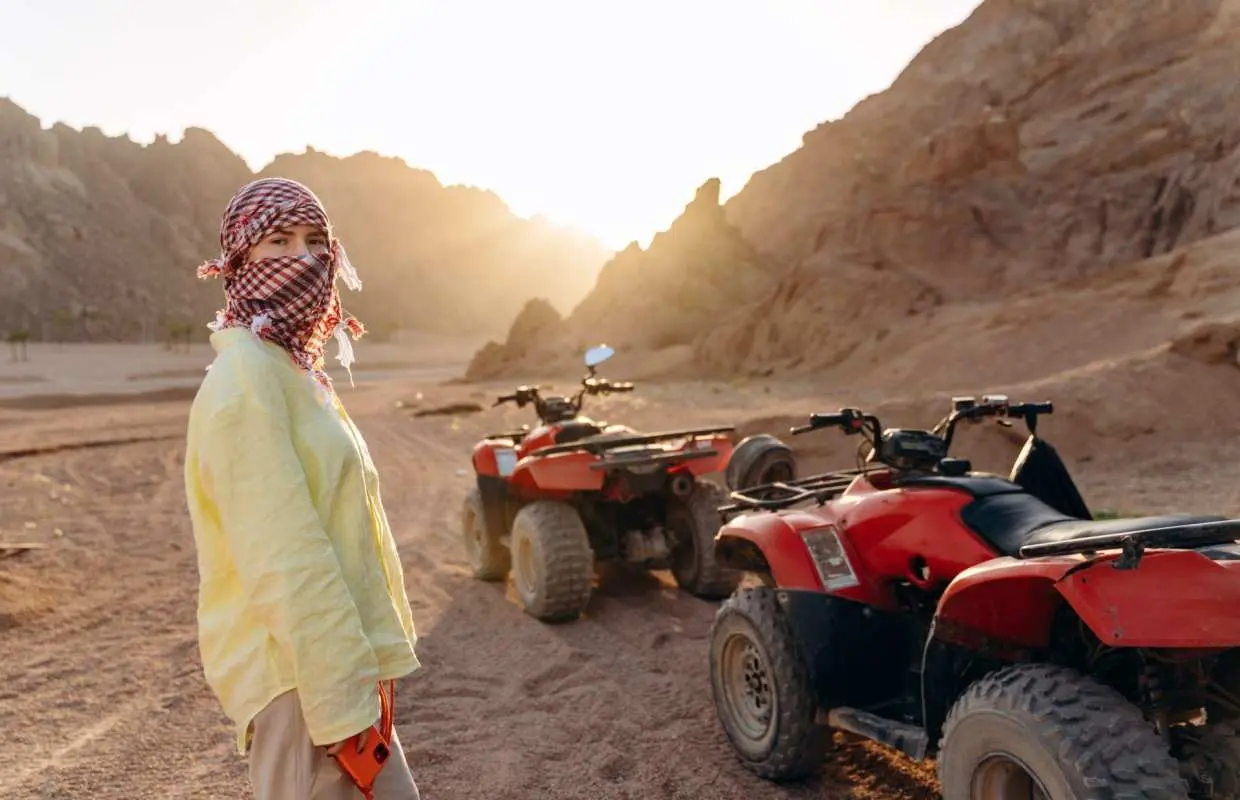 Quad Bike Sharm El Sheikh With Optional Camel, Dinner & Show