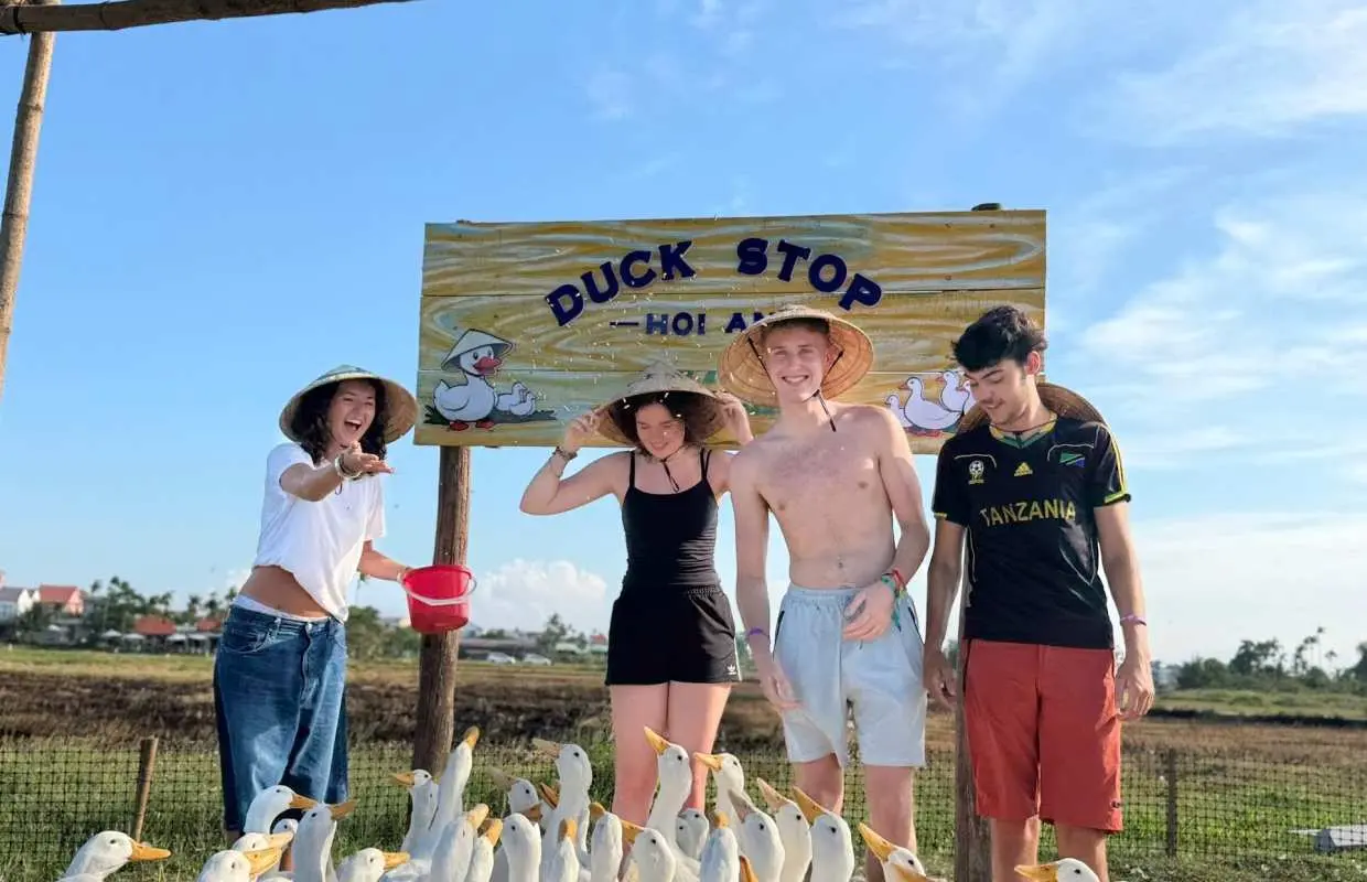 Hoi An: Duck Stop Eco Farm Experience with Duck Leader