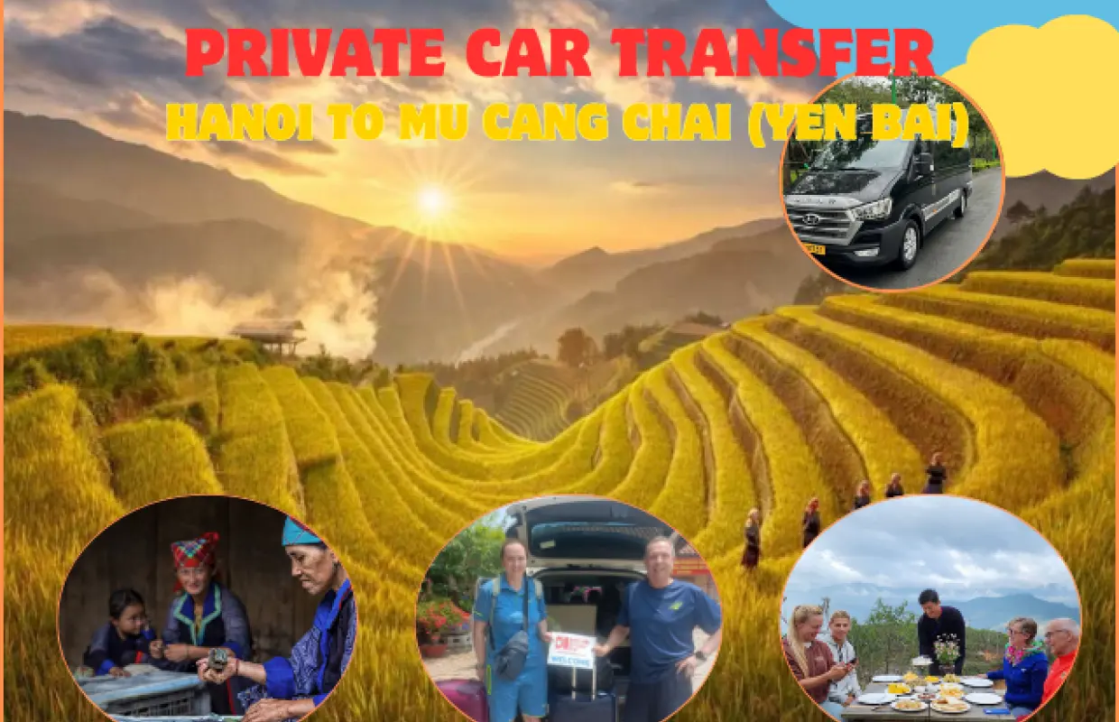 私人專車接送 | 河內至木江界（安沛）（反之亦然）