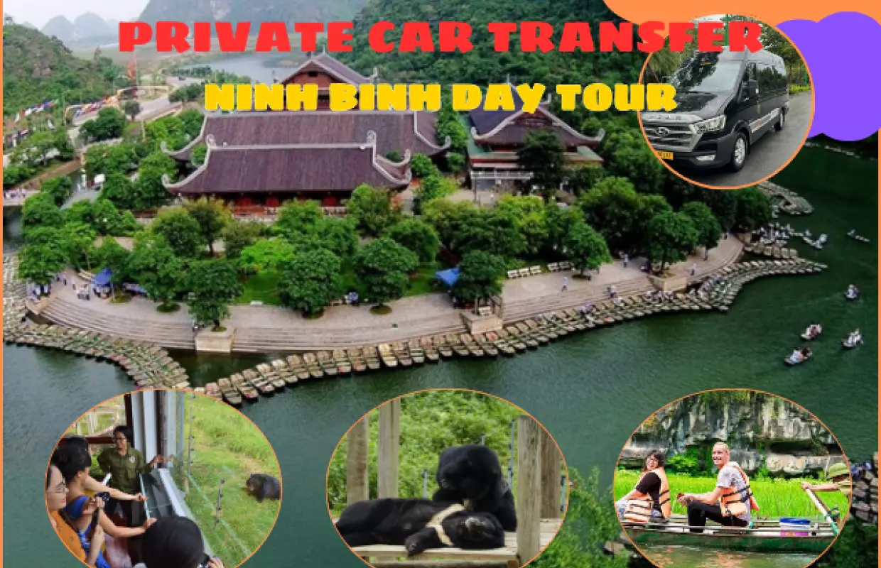 Ninh Binh Day Tour: Trang An Boat Ride, Hoa Lu & Bear Sanctuary