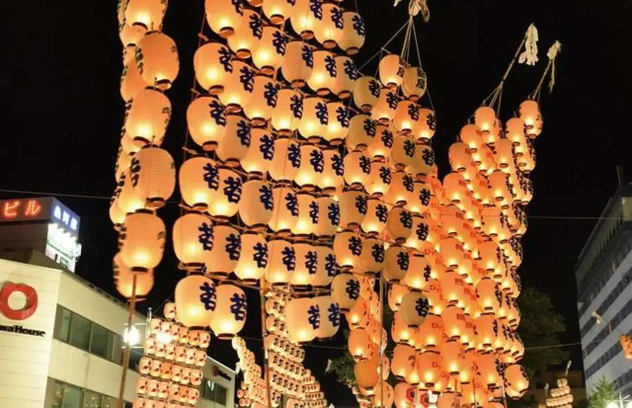 秋田關東祭觀賞席位票（含原毛巾，門票提前寄送）