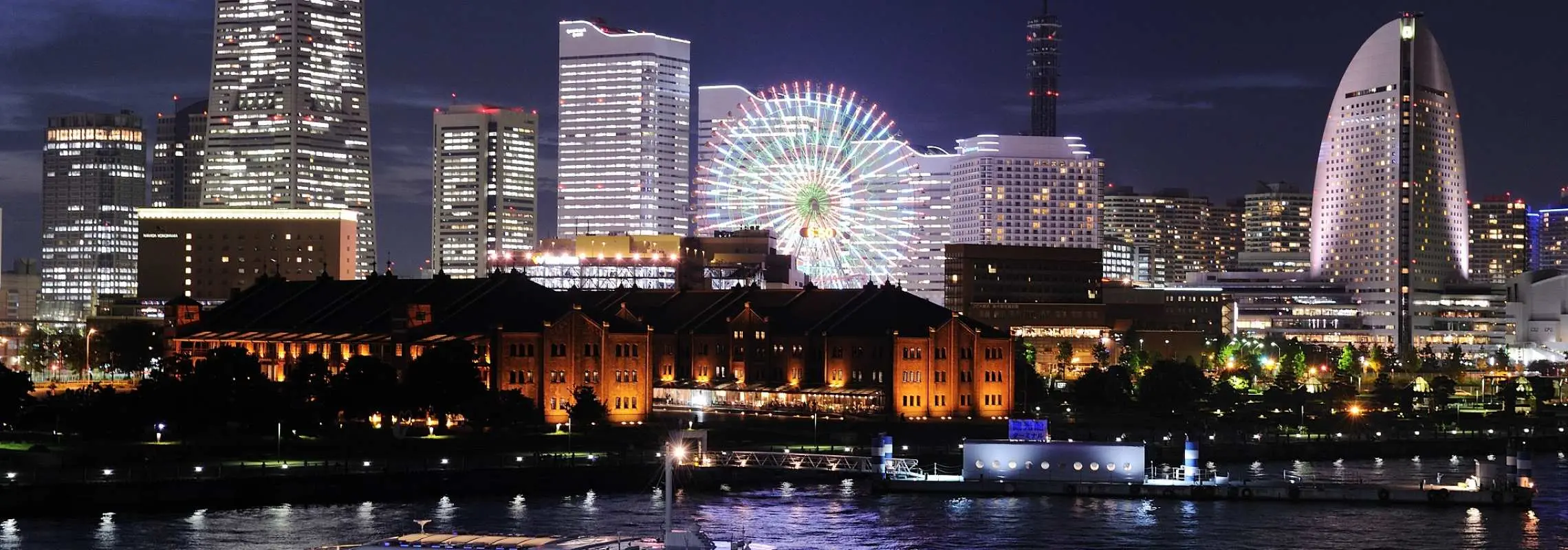 Quán cà phê ngắm cảnh đêm Yokohama tuyệt đẹp (A-0504)