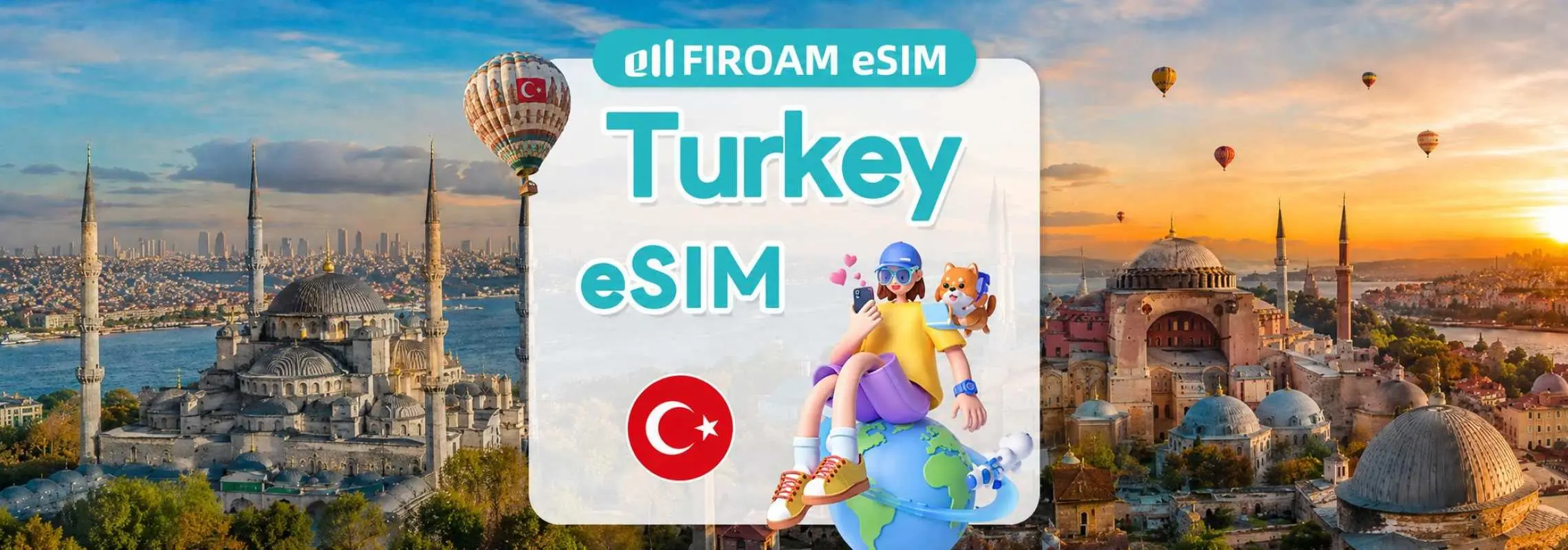 [50% Off% Off] Turkey eSIM | 5G/4G network eSIM for 1-60 days | Supports ChatGPT and TikTok