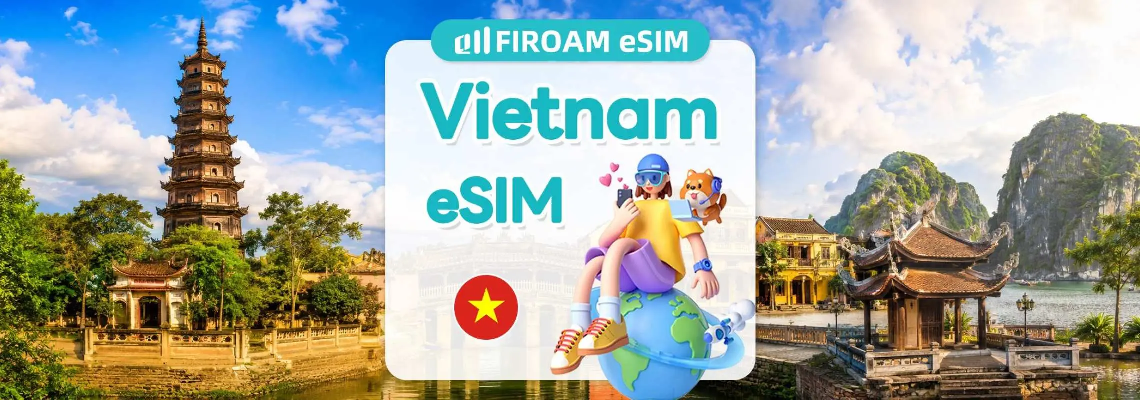 [50% Off% Off] Vietnam eSIM | 5G Network 1-30 Days eSIM | Supports ChatGPT and TikTok