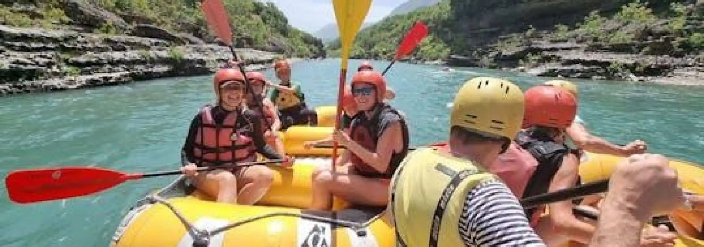 Vjosa River and rafting Benja baths day trip