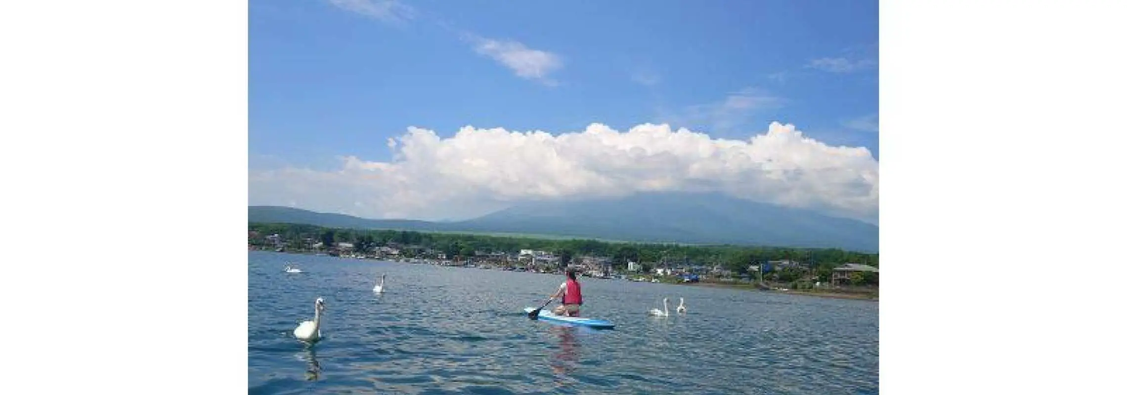 [Yamanashi, Lake Yamanaka] SUP experience with Mt. Fuji right in front of you ~ Beginners and solo travelers welcome! Children are also welcome! 60-minute plan