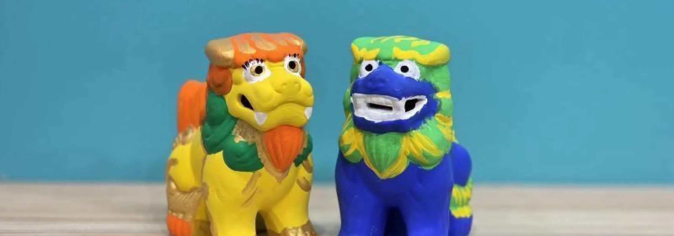 [Okinawa, Kokusai Street] Shisa painting experience! A pop and cute space ♪ Complete in 60 minutes ☆ Recommended for families, school trips, and couples!