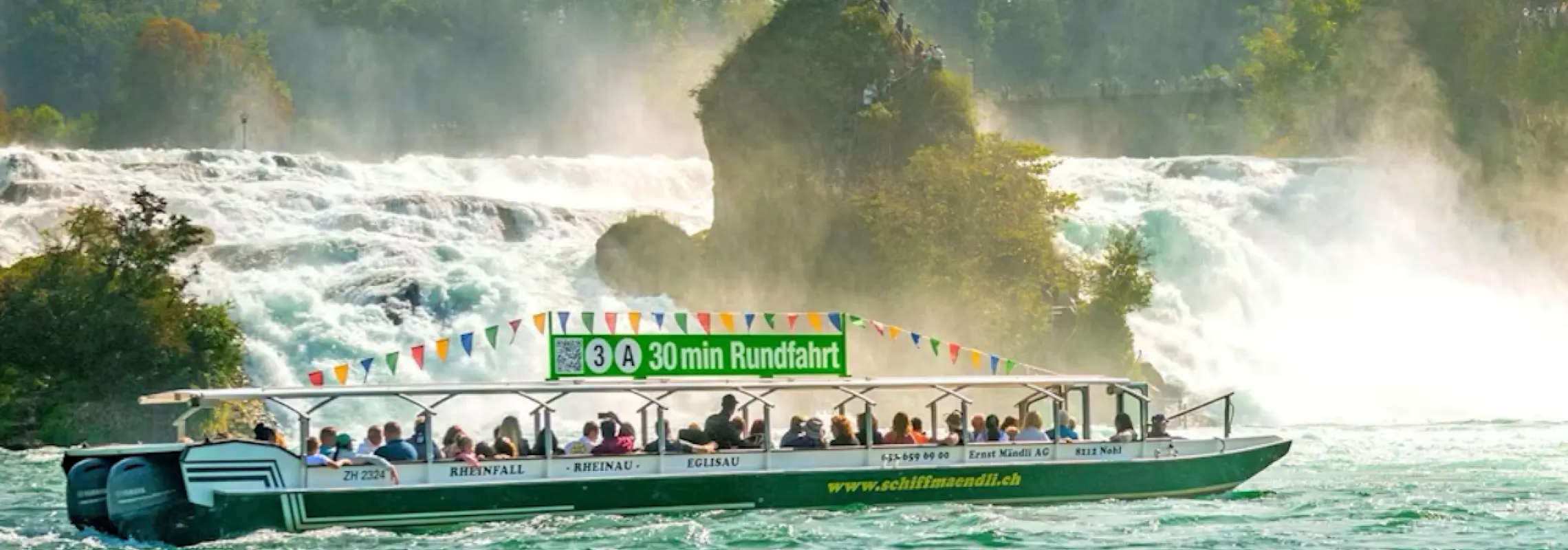 3A 30-minute boat tour to the Rhine Falls | Switzerland