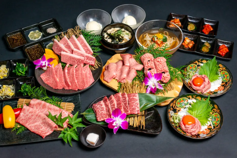 懐古庵 鷲尾　3点セット Yakiniku Senri Fujishirodai Ushi no Zen, Osaka: Seat Reservation