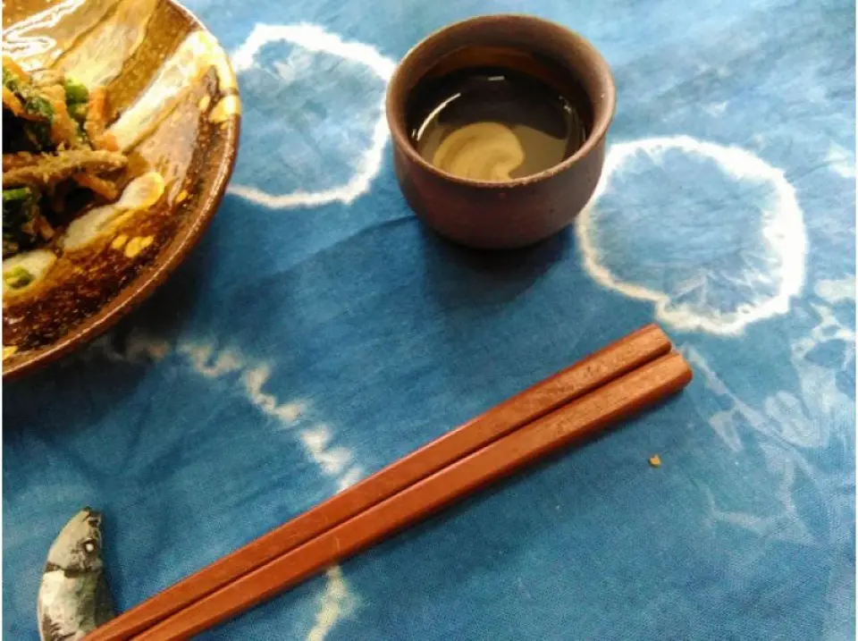 静岡・熱海】ぐい飲みと手ぬぐい絞り染めが同時に体験できるセット