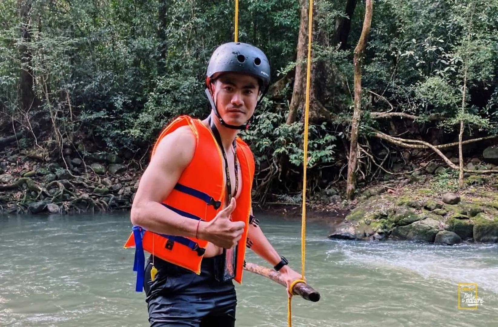 tourist at Bu Gia Map National Park