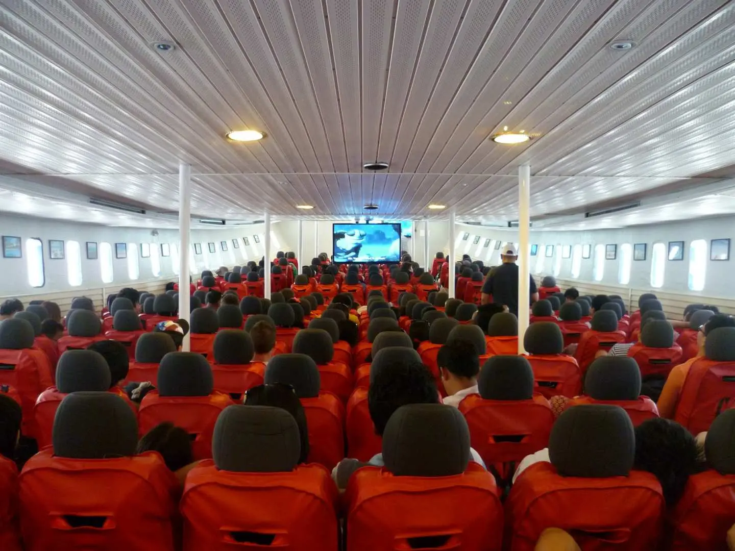 interior of boat