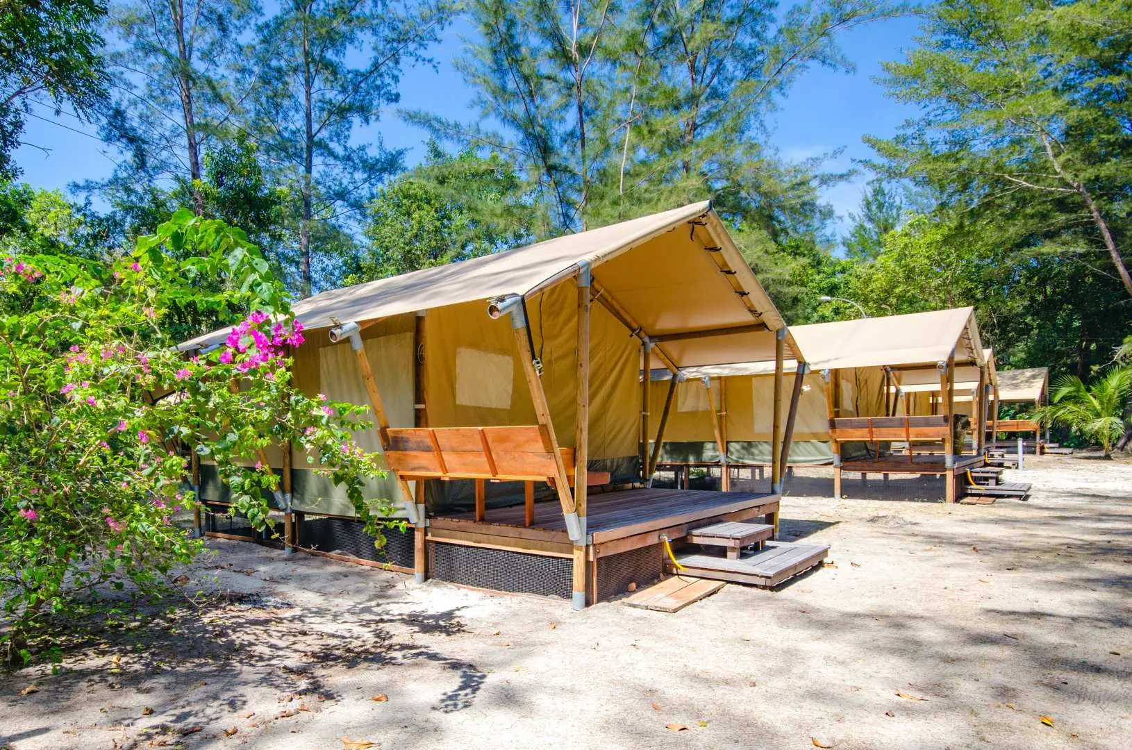 Check-in to our glamping retreat, a simple luxury of eco design – your safe sanctuary throughout the stay