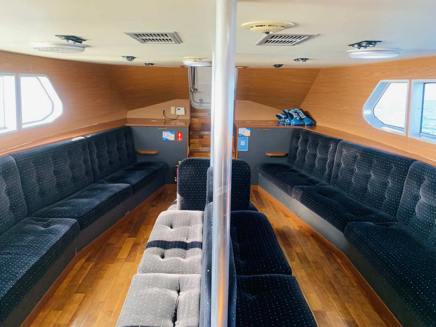 comfortable cabin