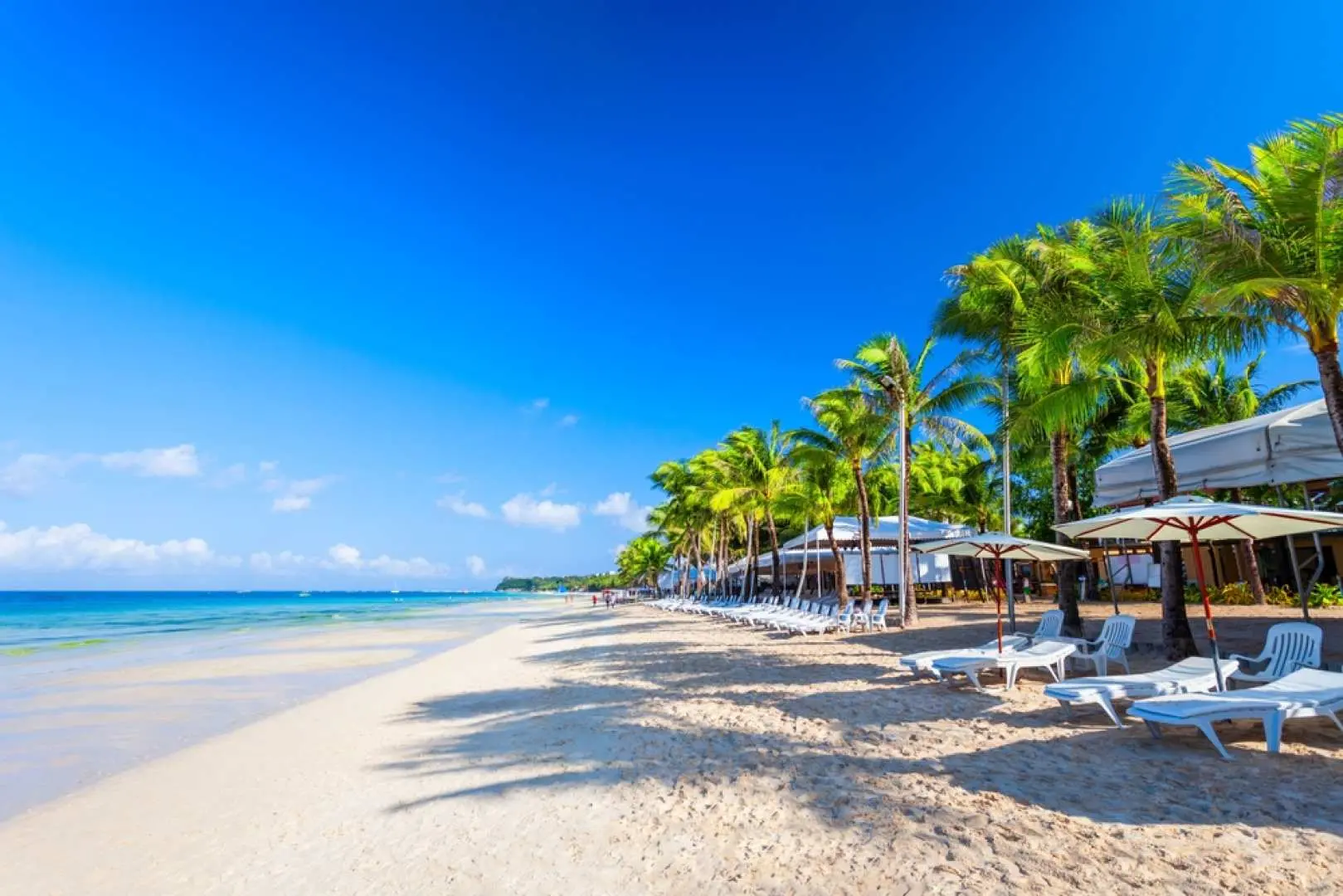 Arrival at CATICLAN Airport, meet by tour coordinator and take a van/bus (15 mins) going to Caticlan jetty port then take a boat (15 mins) going to Boracay Island.