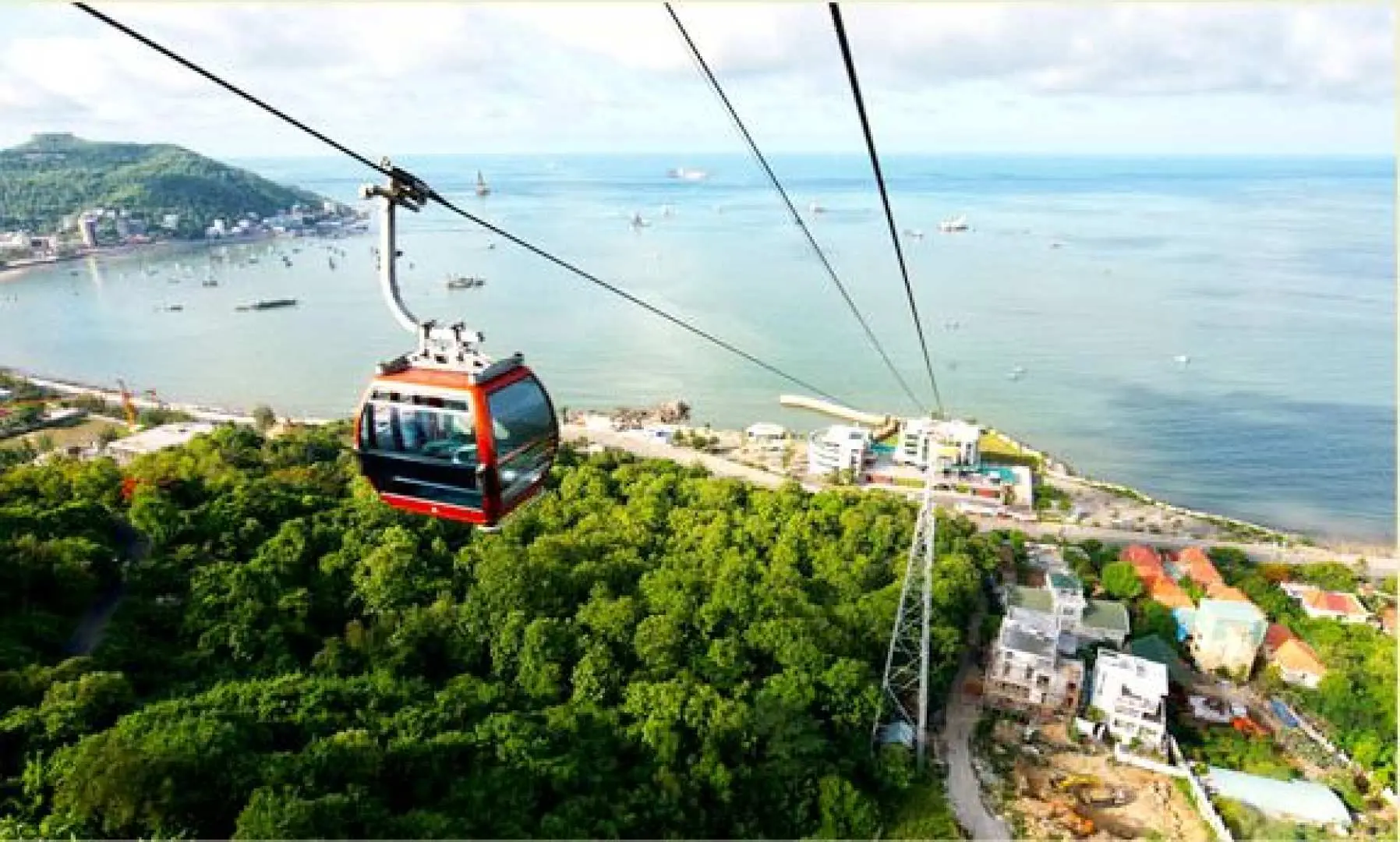 Beautiful view from the cables
